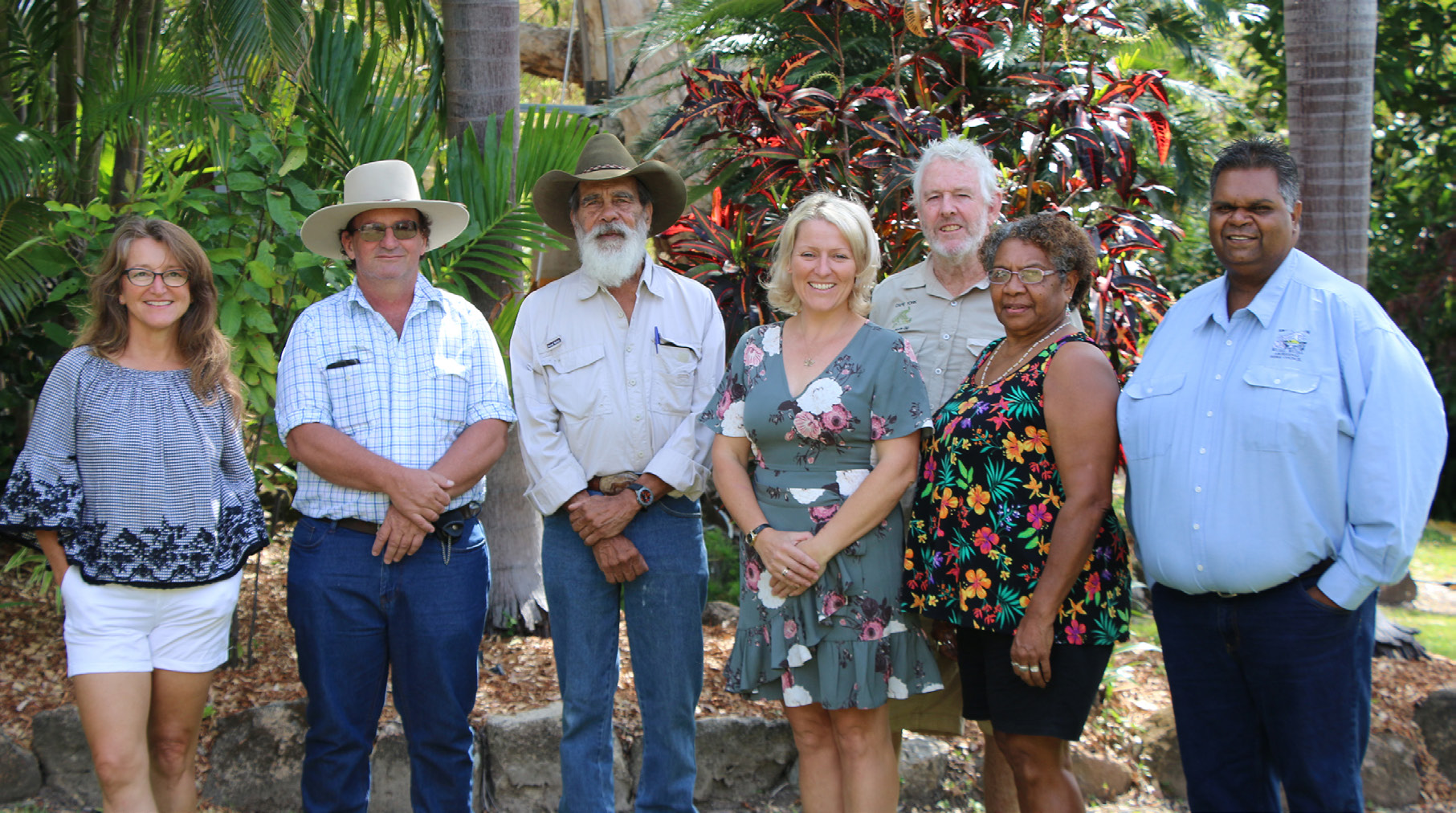 DIRECTORS L–R | SALLY GRAY, TREVOR MELDRUM, ERIC ROSENDALE, EMMA JACKSON, JOHN CHARLTON, PAULINE SMITH, DESMOND TAYLEY