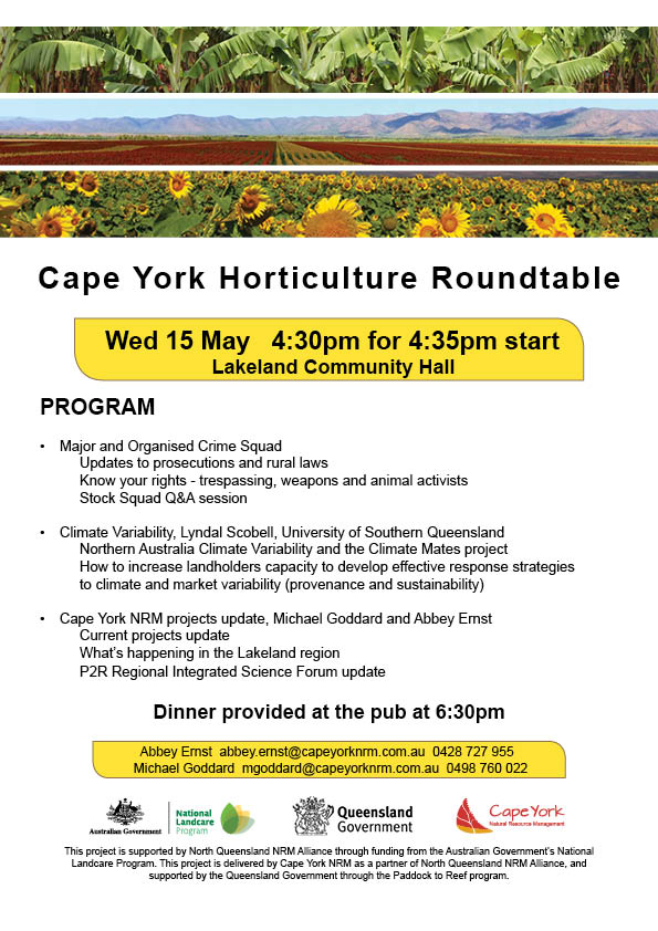 2019 Cape York Horticulture Roundtable