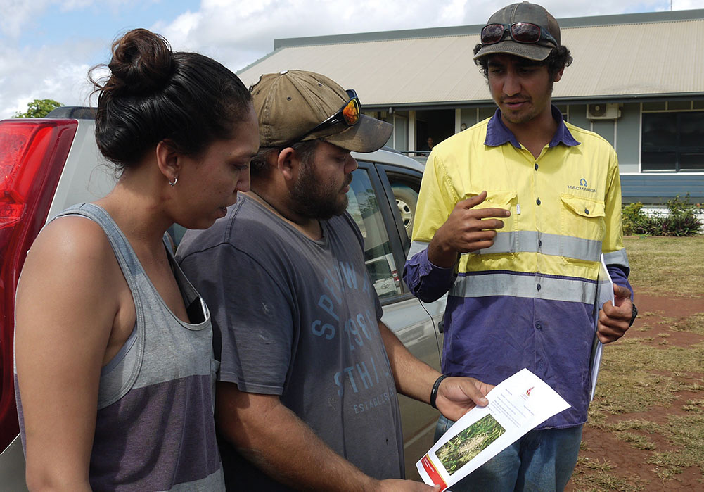 Hope Vale collectors familiarize seed identification information  