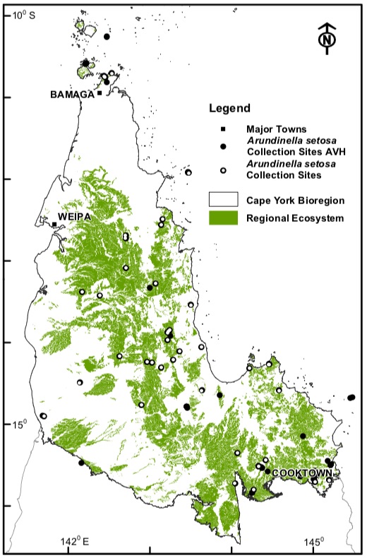 Fig. 10. Map of CYP bioregion